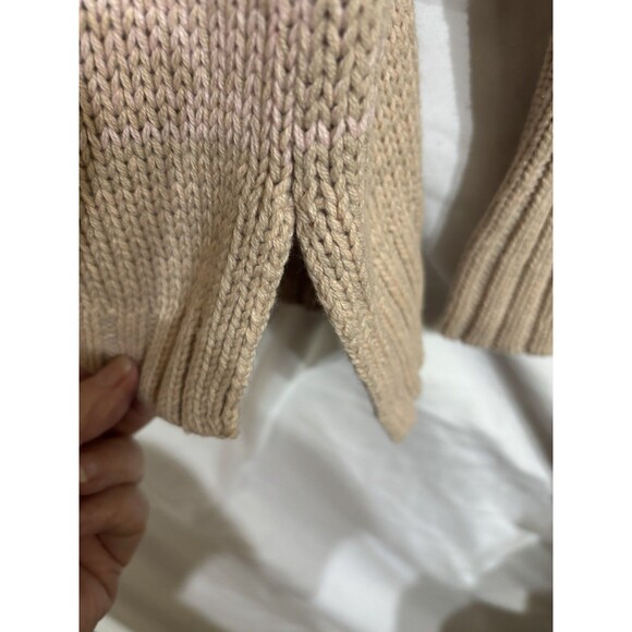 NWT Chaps Sweater Women's Med Knit Pullover Soft Girl Pastel Tone Colorblock - Picture 5 of 7